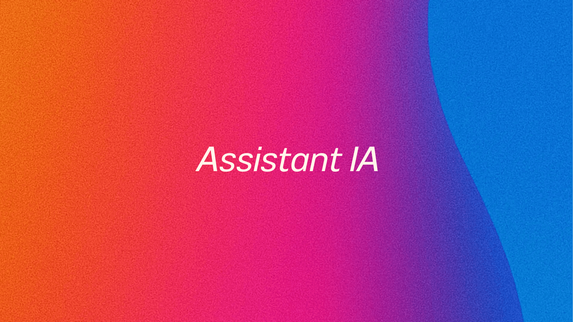 Assistant IA